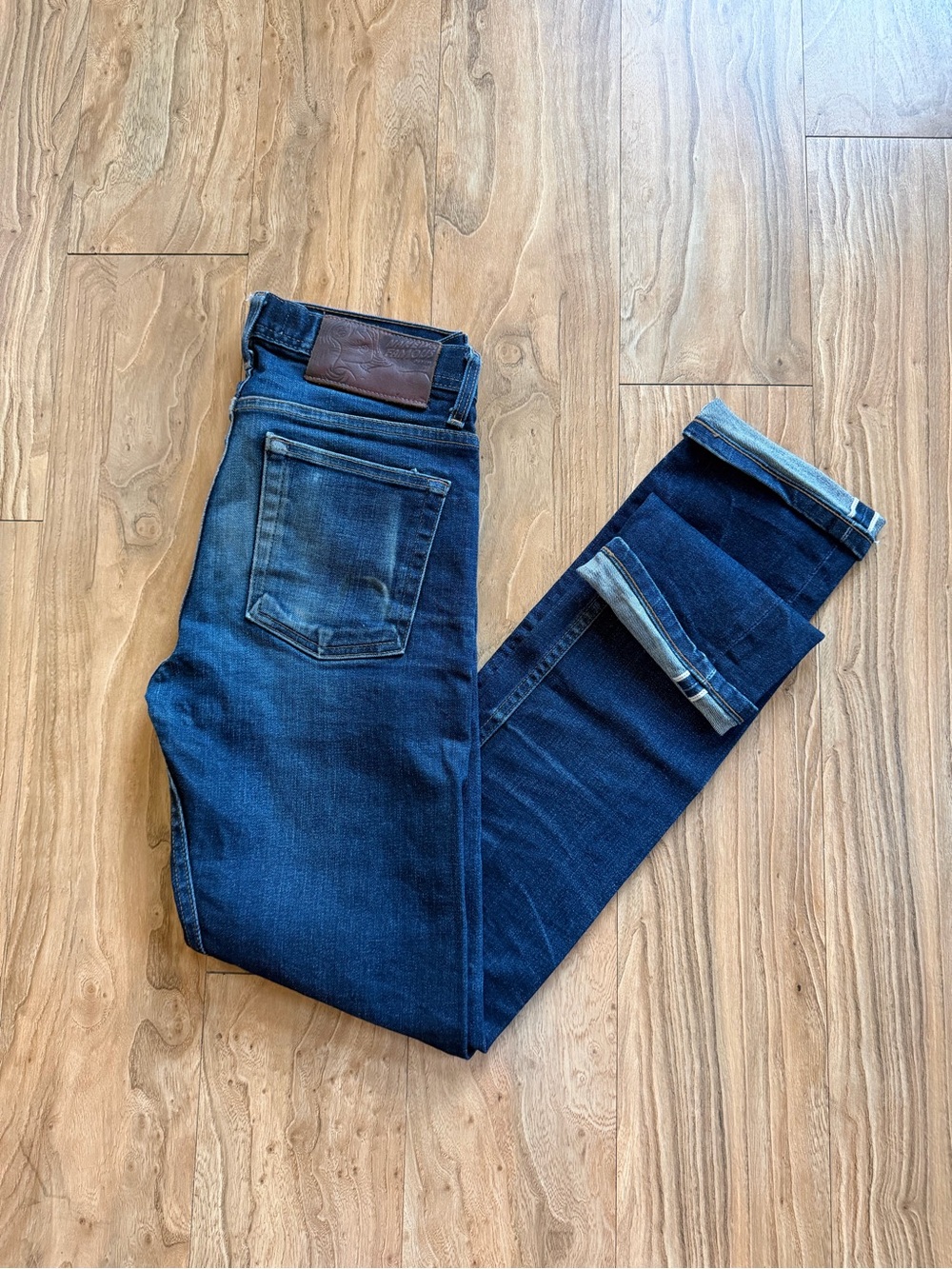 Naked & Famous weird guy raw denim selvedge jeans